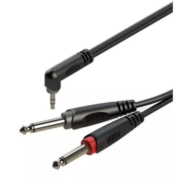 Готовий кабель Roxtone RAYC130AL6, 2х1x0.14 кв. мм, зов. діаметр 4x8 мм, 6 м