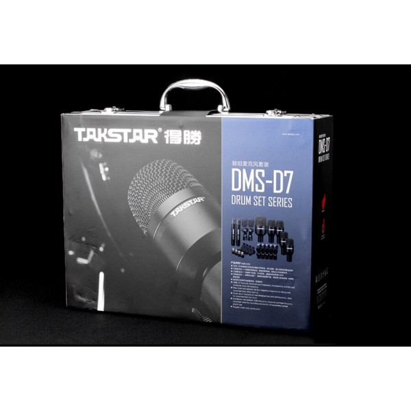 Набір інструментальних мікрофонів для ударних Takstar DMS-D7 Набір інструментальних мікрофонів для ударних Takstar DMS-D7
