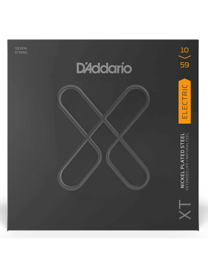 Струны для 7-струнной электрогитары DADDARIO XTE1059 XT ELECTRIC NICKEL PLATED STEEL 7-STRING REGULA