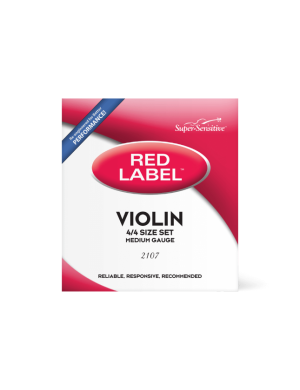 Набор струн для скрипки D'ADDARIO Super Sensitive 2107 Red Label Violin String Set - 4/4 Size