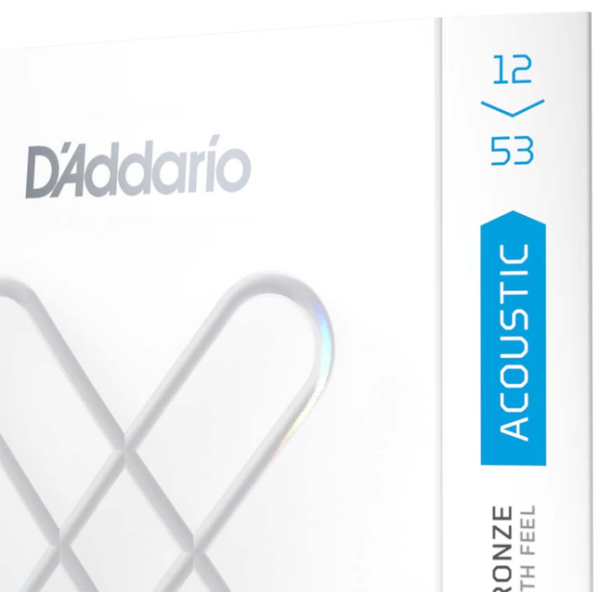Струни для акустичної гітари D'ADDARIO XSABR1253 XS 80/20 BRONZE LIGHT (12-53)