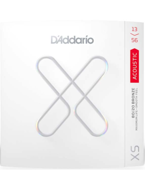 Струны для акустической гитары D'ADDARIO XSABR1356 XS 80/20 BRONZE MEDIUM (13-56)