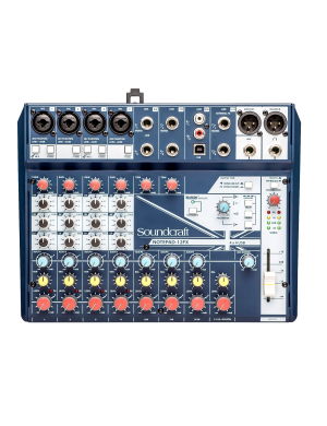 Аналоговый микшерный пульт Soundcraft Notepad 12FX – 12 каналов, USB, Lexicon FX