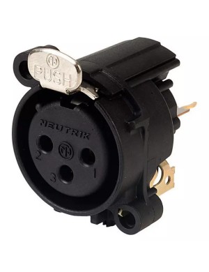 Разъем панельный XLR Neutrik NC3FAV1-D