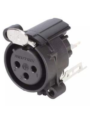 Разъем панельный XLR Neutrik NC3FAV2