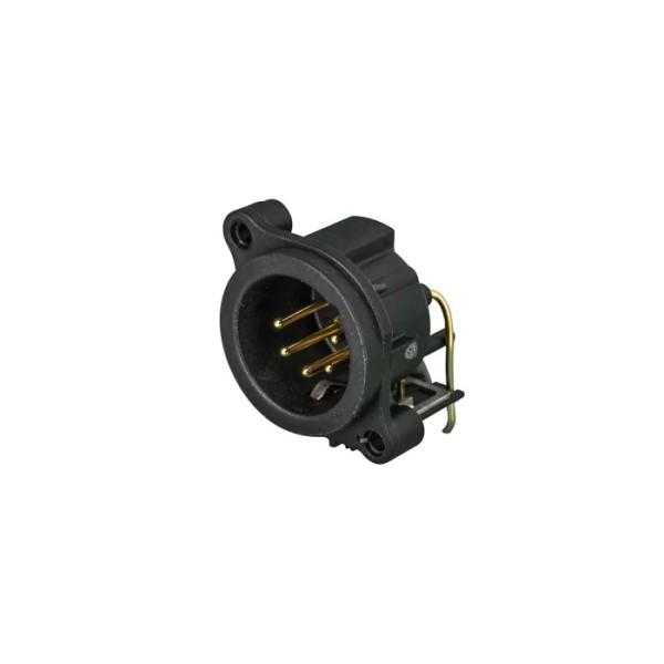 Роз'єм панельний XLR тато Neutrik NC5MAH