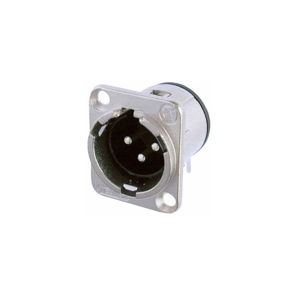 Роз'єм панельний XLR тато Neutrik NC3MD-H