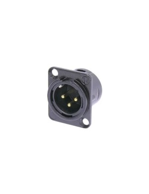 Разъем панельный XLR папа Neutrik NC3MD-LB-1