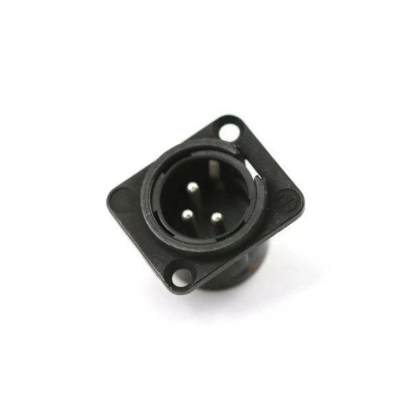 Роз'єм панельний XLR тато Neutrik NC3MD-L-BAG-1