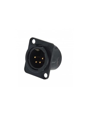 Разъем панельный XLR папа Neutrik NC4MD-LB-1