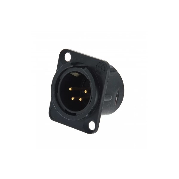 Роз'єм панельний XLR тато Neutrik NC4MD-LB-1