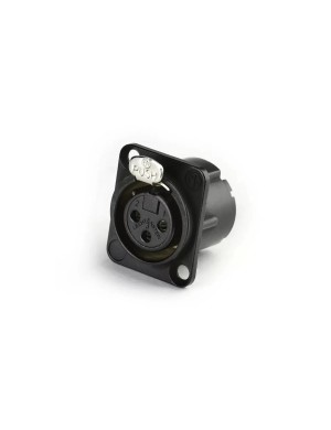 Панельный разъем XLR мама Neutrik NC3FD-LX-BAG