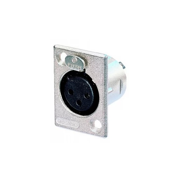 Роз'єм панельний XLR тато Neutrik NC4FP-1