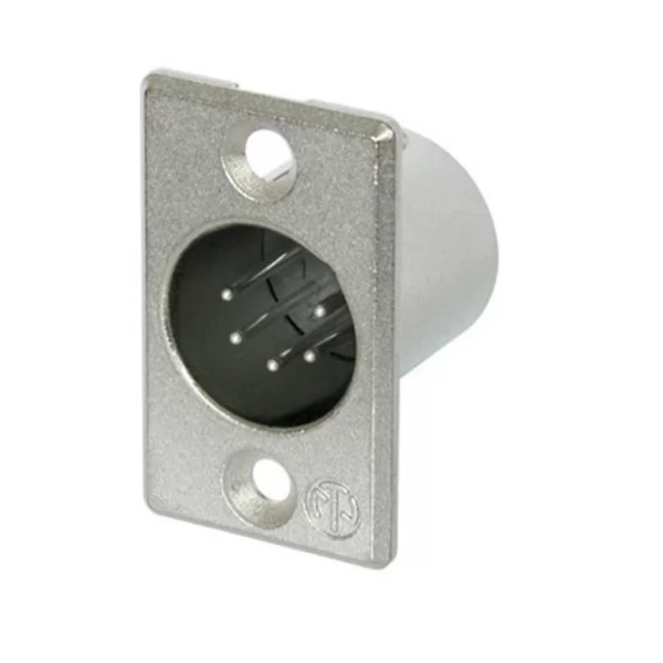 Роз'єм панельний XLR тато Neutrik NC5MP