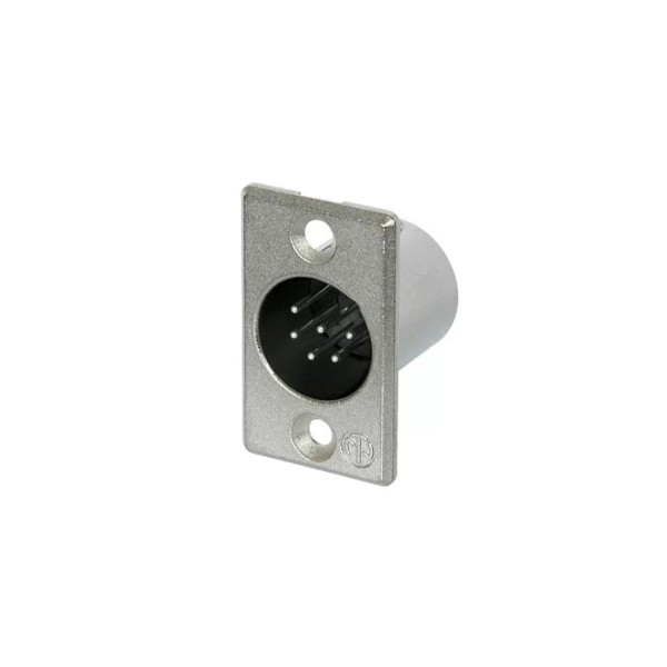 Роз'єм панельний XLR тато Neutrik NC6MP