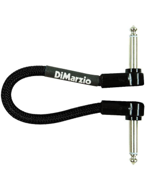 Инструментальный кабель DiMarzio EP17J12RR Jumper Cable 30cm черный – педали, гитара, бас