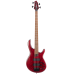 Бас-гітара CORT B4 Element Open Pore Burgundy Red, Bartolini MK-1, Hipshot, 5-шар гриф