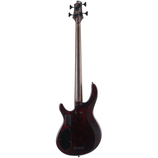Бас-гітара CORT B4 Element Open Pore Burgundy Red, Bartolini MK-1, Hipshot, 5-шар гриф