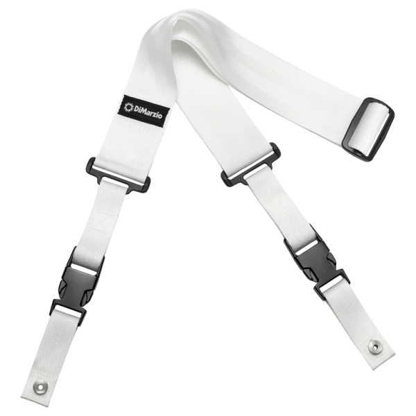 Ремінь для гітари DIMARZIO DD2200 CLIPLOCK WHITE