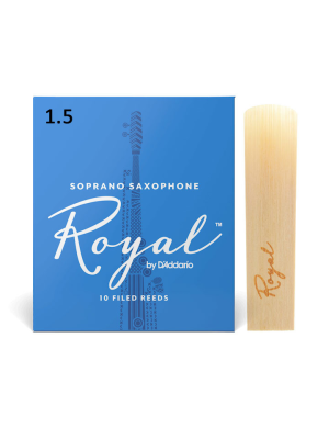 Трость для сопрано саксофона D'ADDARIO Royal - Soprano Sax #1.5 (1шт)