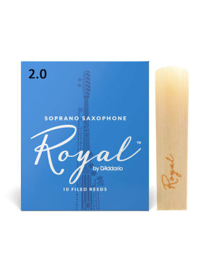 Трость для сопрано саксофона D'ADDARIO Royal - Soprano Sax #2.0 (1шт)