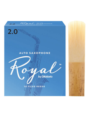 Трость для альт саксофона D'ADDARIO Royal - Alto Sax #2.0 (1шт)