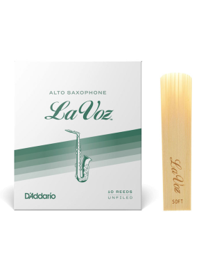 Трость для альт-саксофона D'ADDARIO La Voz - Alto Sax Soft (1шт)