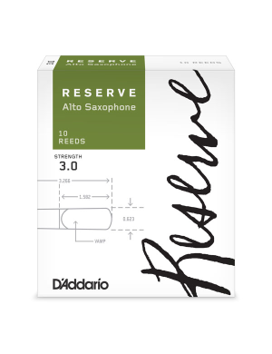 Трости для альт саксофона D'ADDARIO Reserve - Alto Sax #3.0+ - 10 Box