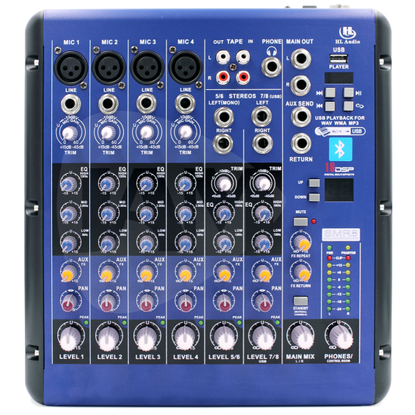 Компактний мікшерний пульт HL AUDIO SMR8