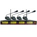 Чотирьохканальна UHF радіосистема HL AUDIO K8004 Wireless Conference Microphone