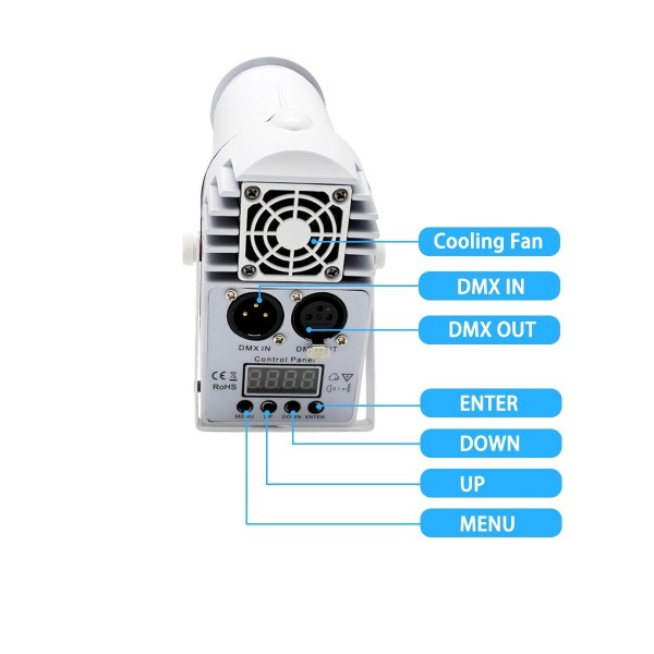 Прожектор для дзеркальної кулі BIG BMPINSPOT 15