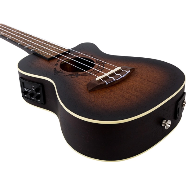 Електроакустичне укулеле Flight DUC380 CEQ Amber Електроакустичне укулеле Flight DUC380 CEQ Amber