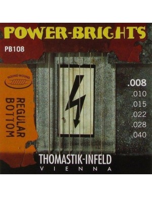 Комплект струн для електрогітари Thomastik Power-Brights Regular Bottom (extra soft)