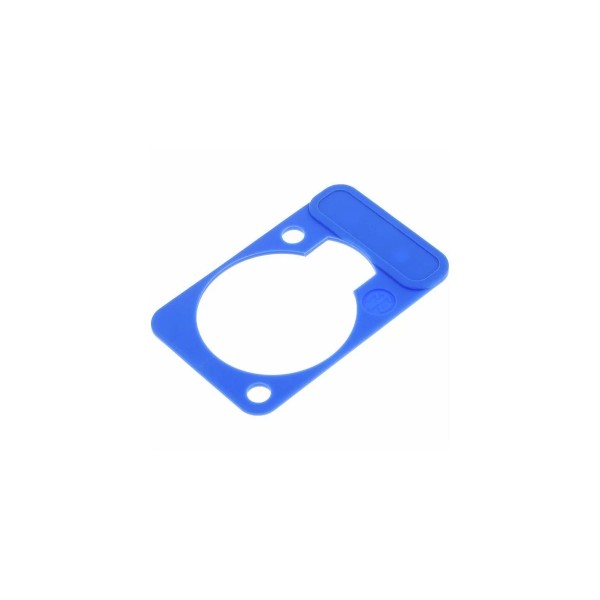 Маркувальна прокладка для панельних роз'ємів із фланцем типу D Neutrik DSS-BLUE