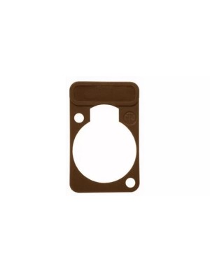 Маркировочная прокладка для панельных разъемов с фланцем типа D Neutrik DSS-BROWN