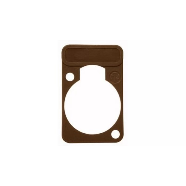 Маркувальна прокладка для панельних роз'ємів із фланцем типу D Neutrik DSS-BROWN