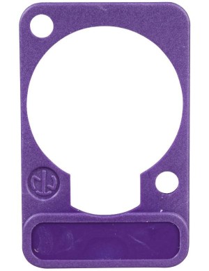 Маркировочная прокладка для панельных разъемов с фланцем типа D Neutrik DSS-VIOLET