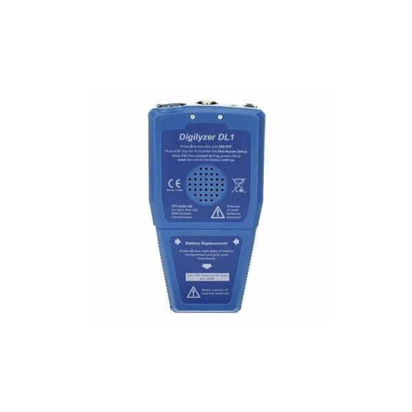 Портативний вимірювач аудіосигналу NTI DL1