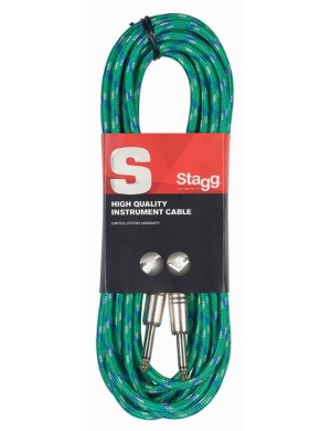 Инструментальный кабель Jack 6.3 мм моно папа - Jack 6.3 мм моно папа STAGG SGC3VT GR Инструментальный кабель Jack 6.3 мм моно папа - Jack 6.3 мм моно папа STAGG SGC3VT GR