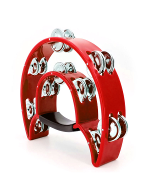 Тамбурин MAXTONE 818 RD Dual Power Tambourine (Red)
