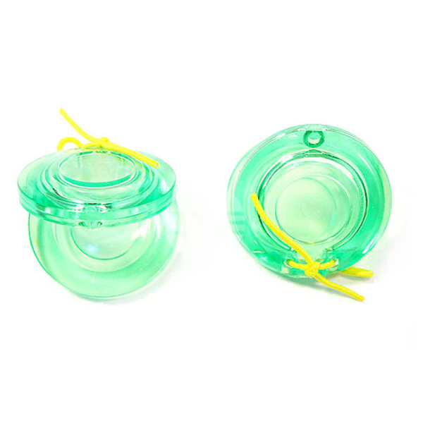 Кастаньєти пластикові MAXTONE WR-62 (набір 2 шт, прозорі)