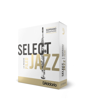 Трости для сопрано-саксофона D'ADDARIO Select Jazz - Soprano Sax 4M - 10 Pack