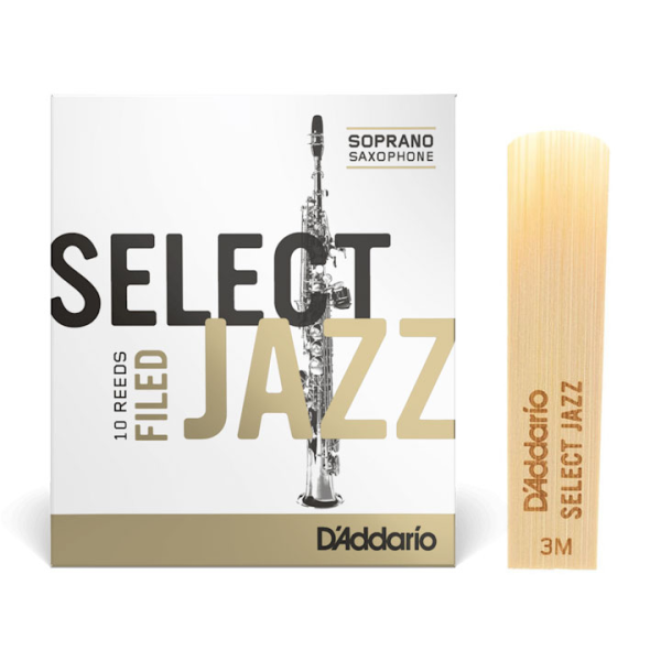 Тростина для сопрано саксофона D'ADDARIO Select Jazz - Soprano Sax 3M (1шт)