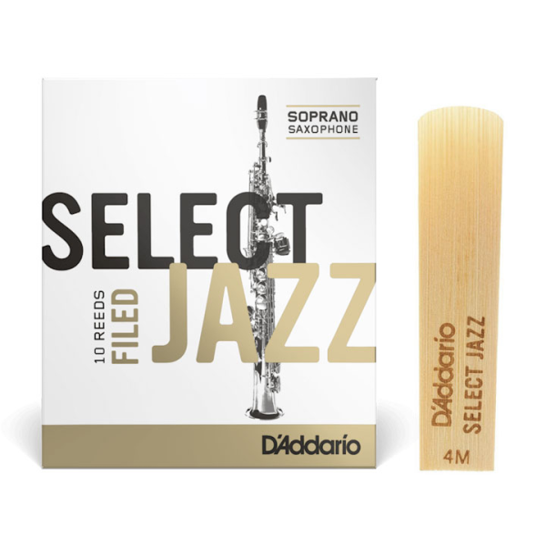 Тростина для сопрано саксофона D'ADDARIO Select Jazz - Soprano Sax 4M (1шт)