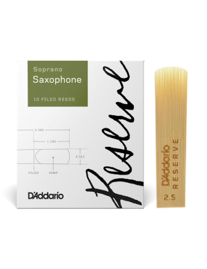 Тростина для сопрано саксофона D'ADDARIO Reserve - Soprano Sax #2.5 (1шт)