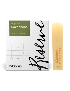 Тростина для сопрано саксофона D'ADDARIO Reserve - Soprano Sax #3.0+ (1шт)