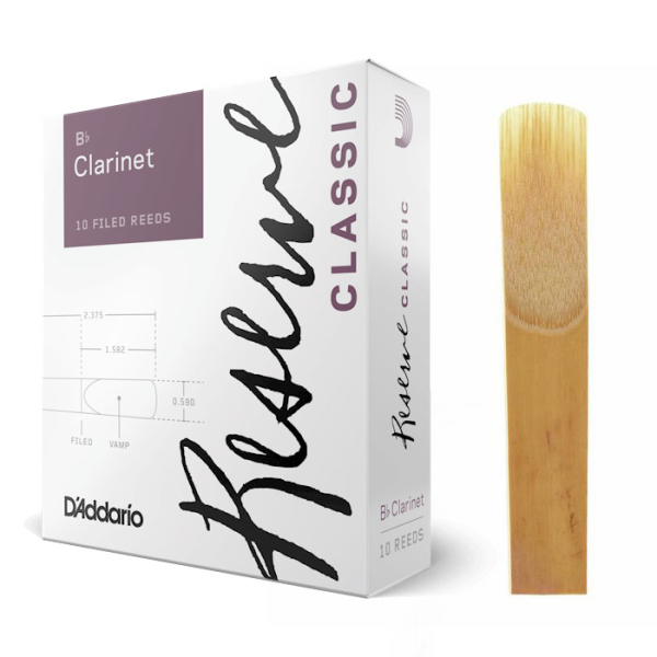 Тростина для кларнета D'ADDARIO Reserve Classic Bb Clarinet #3.5+ (1шт)