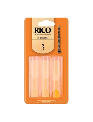 Тростини для кларнета Bb RICO - Rico #3.0 - 3-Pack