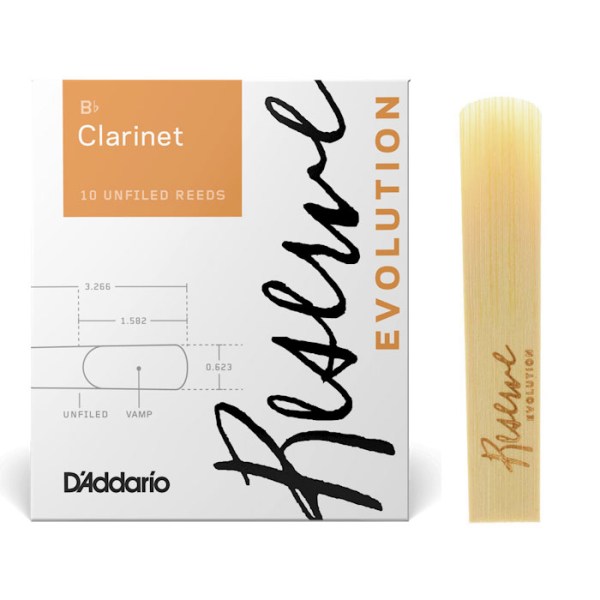 Тростина для кларнета D'ADDARIO Reserve Evolution Bb Clarinet #3.5+ (1шт)