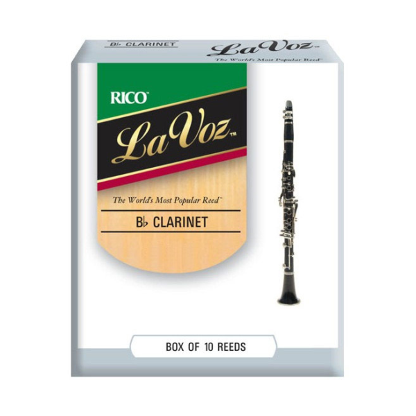 Тростина для кларнета RICO La Voz - Bb Clarinet Medium Hard (1шт)